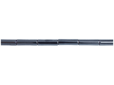 Hematite Semi Precious Tube Beads  4x13mm, 1640cm Strand