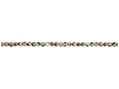 Dalmatian Jasper Semi Precious     Round Beads 4mm,15-15.5 Strand