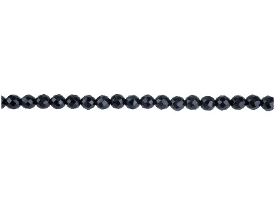 Onyx Semi Precious Faceted Round   Beads 6mm, 1640cm Strand