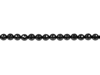 Onyx Semi Precious Faceted Round   Beads 8mm, 1640cm Strand