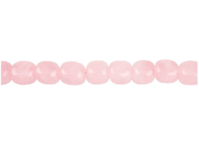 Rose Quartz Semi Precious Nugget   Shape Beads 10x12mm, 16