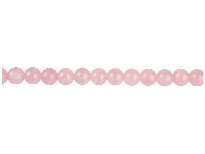 Rose Quartz Semi Precious Round    Beads 8mm, 16