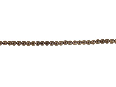 Smokey Quartz Semi Precious Round  Beads 4mm 1640cm Strand