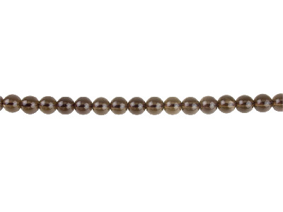 Smokey Quartz Semi Precious Round  Beads 6mm 1640cm Strand