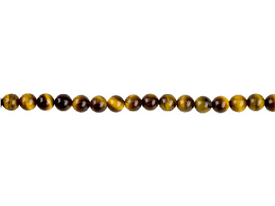 Tiger Eye Semi Precious Round Beads 6mm, 1640cm Strand