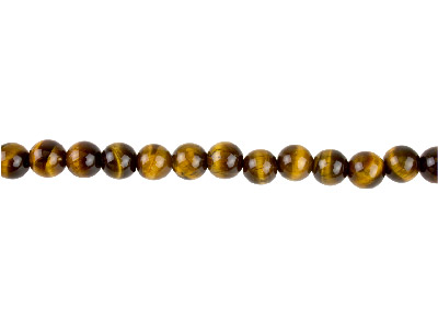 Tiger Eye Semi Precious Round Beads 8mm, 1640cm Strand