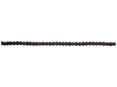 Tiger Ebony Round Beads 5mm        1640cm Strand