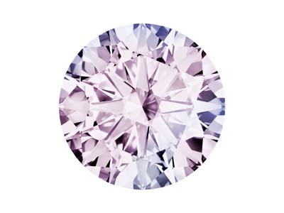 Preciosa Nanogems, The Alpha Round Brilliant, 1mm, Morganite