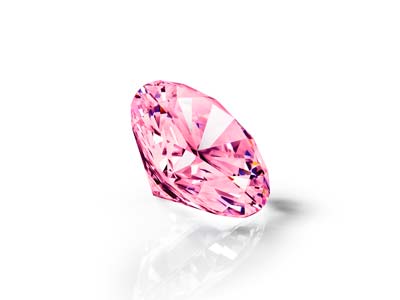 Preciosa Cubic Zirconia, The Alpha Round Brilliant, 1mm, Pink - Standard Image - 2