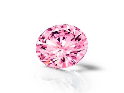 Preciosa Cubic Zirconia, The Alpha Round Brilliant, 1mm, Pink - Standard Image - 4