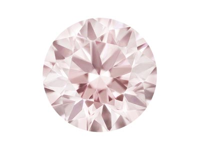 Preciosa Cubic Zirconia, The Alpha Round Brilliant, 1mm, Pale Rose