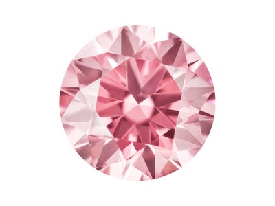 Preciosa Cubic Zirconia, The Alpha Round Brilliant, 1mm, Rose