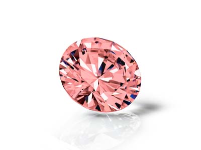 Preciosa Cubic Zirconia, The Alpha Round Brilliant, 1mm, Rhodolite - Standard Image - 3