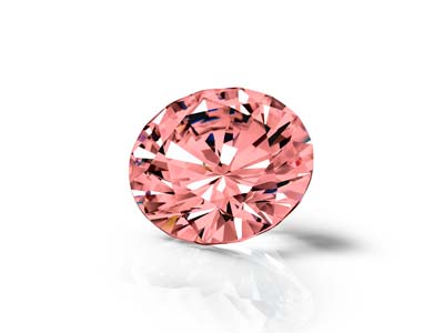 Preciosa Cubic Zirconia, The Alpha Round Brilliant, 1mm, Rhodolite - Standard Image - 4