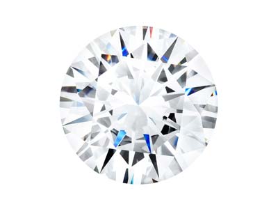 Preciosa Cubic Zirconia, The Alpha Round Brilliant, 1.5mm, White - Standard Image - 1