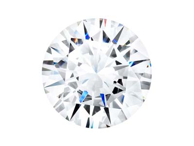 Preciosa Cubic Zirconia, The Alpha Round Brilliant, 1.75mm, White - Standard Image - 1