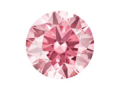 Preciosa Cubic Zirconia, The Alpha Round Brilliant, 2mm, Rose