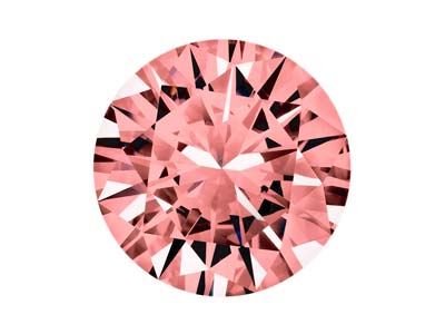 Preciosa Cubic Zirconia, The Alpha Round Brilliant, 2mm, Rhodolite - Standard Image - 1