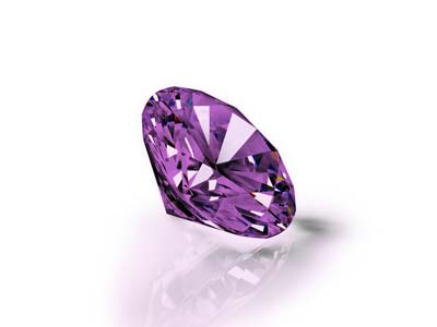 Preciosa Cubic Zirconia, The Alpha Round Brilliant, 2.5mm, Amethyst - Standard Image - 2