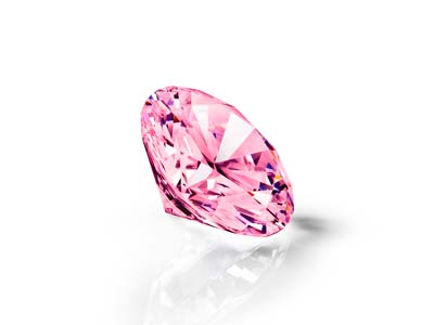 Preciosa Cubic Zirconia, The Alpha Round Brilliant, 2.5mm, Pink - Standard Image - 2