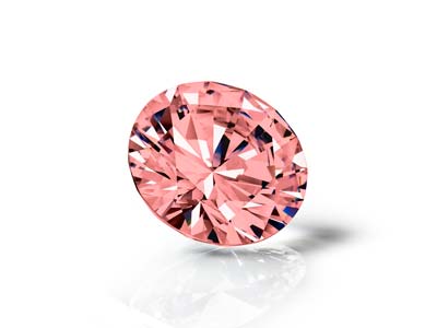 Preciosa Cubic Zirconia, The Alpha Round Brilliant, 2.5mm, Rhodolite - Standard Image - 3