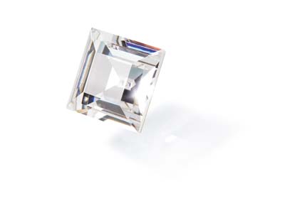 Preciosa Cubic Zirconia, Square    Princess, 2.5 X 2.5mm, White - Standard Image - 3