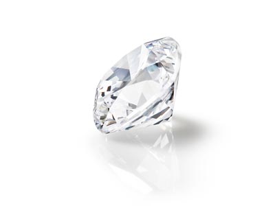 Preciosa Cubic Zirconia, Cushion, 3 X 3mm, White - Standard Image - 2