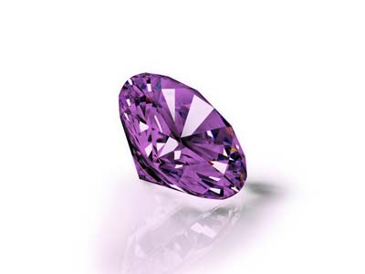 Preciosa Cubic Zirconia, The Alpha Round Brilliant, 4mm, Amethyst - Standard Image - 2