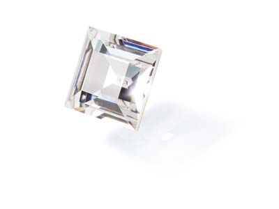 Preciosa Cubic Zirconia, Square    Princess, 4 X 4mm, White - Standard Image - 3