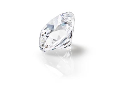 Preciosa Cubic Zirconia, Cushion, 5 X 5mm, White - Standard Image - 2