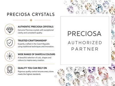 Preciosa Cubic Zirconia, Baguette Princess, 5 X 2.5mm, White - Standard Image - 4