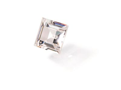 Preciosa Cubic Zirconia, Square    Princess, 6 X 6mm, White - Standard Image - 3