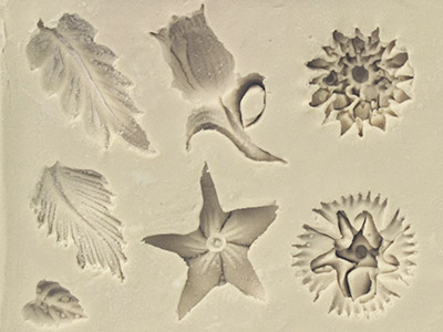 Flexible Clay Mould Sculptural     Flowers - Standard Image - 2