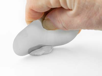 Silver Clay Drop Shape Flexible    Clay Cutter - Standard Image - 2