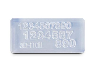 Numbers Mini Mould, 40mm X 20mm
