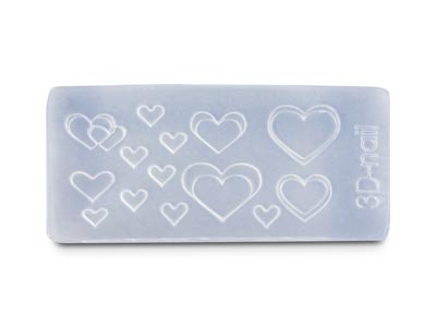 Hearts Mini Mould, 40mm X 20mm