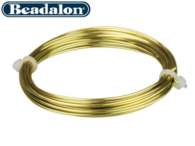 Beadalon Artistic Wire 16 Gauge    Tarnish Resistant Brass 1.3mm X    3.1m - Standard Image - 2