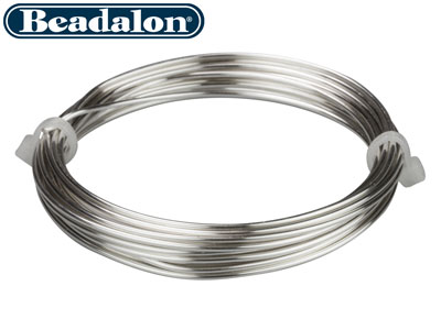 Beadalon Artistic Wire 16 Gauge    Silver Plated 1.3mm X 3.1m - Standard Image - 2