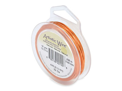 Beadalon Artistic Wire 22 Gauge    Natural 0.64mm X 13.7m - Standard Image - 1