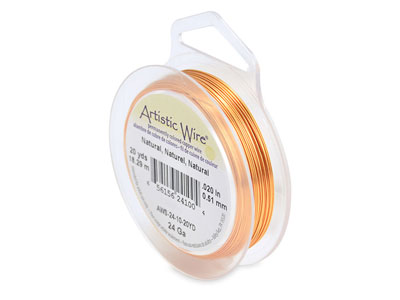 Beadalon Artistic Wire 24 Gauge    Natural 0.51mm X 18.2m