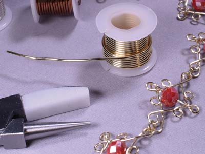 Wire Elements, 18 Gauge, Pack of 6  Assorted Colours, Tarnish           Resistant, Medium Temper, 2yd/1.83m - Standard Image - 7