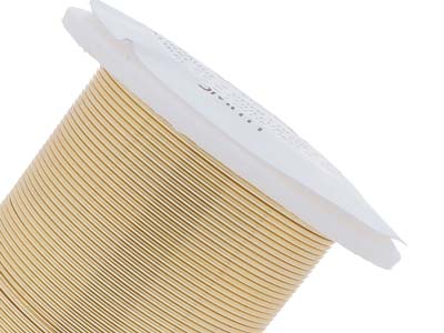 Wire Elements, 20 Gauge, Gold      Colour, Tarnish Resistant, Medium  Temper, 15yd/13.72m - Standard Image - 5