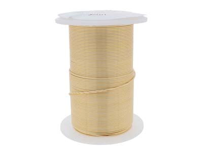 Wire Elements, 22 Gauge, Gold      Colour, Tarnish Resistant, Medium  Temper, 20yd/18.29m - Standard Image - 3