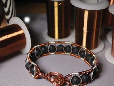 Wire Elements, 22 Gauge, Gold      Colour, Tarnish Resistant, Medium  Temper, 20yd/18.29m - Standard Image - 7