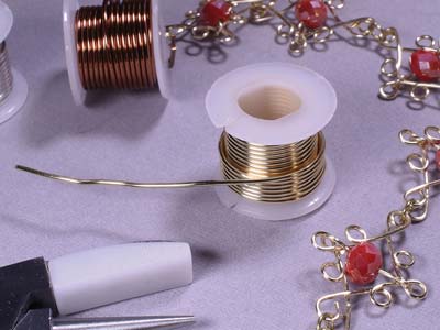 Wire Elements, 22 Gauge, Pack of 6  Assorted Colours, Tarnish           Resistant, Medium Temper, 4yd/3.66m - Standard Image - 7