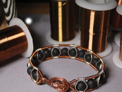 Wire Elements, 24 Gauge, Gold      Colour, Tarnish Resistant, Medium  Temper, 30yd/27.43m - Standard Image - 7