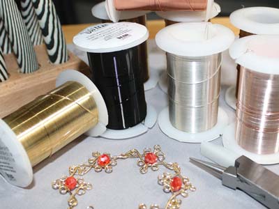 Wire Elements, 18 Gauge, Rose Gold Colour, Tarnish Resistant, Medium  Temper, 10yd/9.14m - Standard Image - 8