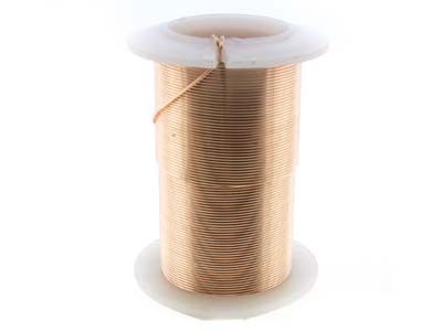 Wire Elements, 22 Gauge, Rose Gold Colour, Tarnish Resistant, Medium  Temper, 20yd/18.29m - Standard Image - 3