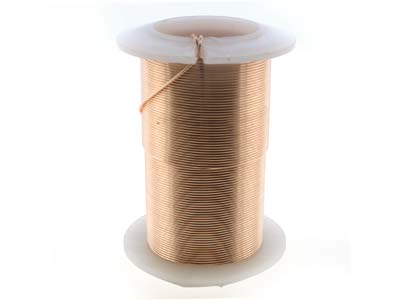 Wire Elements, 24 Gauge, Rose Gold Colour, Tarnish Resistant, Medium  Temper, 30yd/27.43m - Standard Image - 3