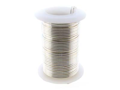 Wire Elements, 16 Gauge, Silver    Colour, Tarnish Resistant, Medium  Temper, 8yd/7.32m - Standard Image - 3